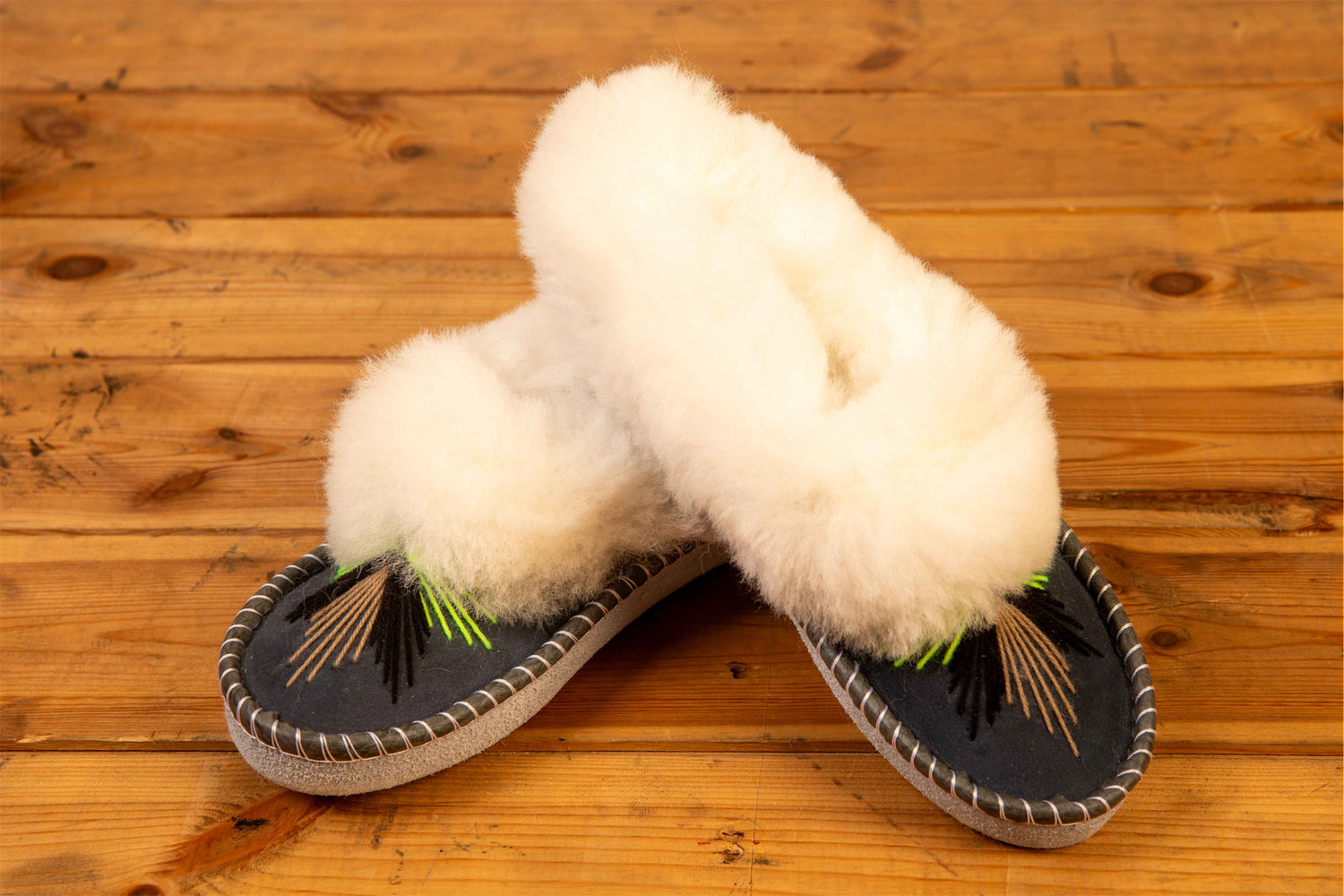 Sheepskin slippers